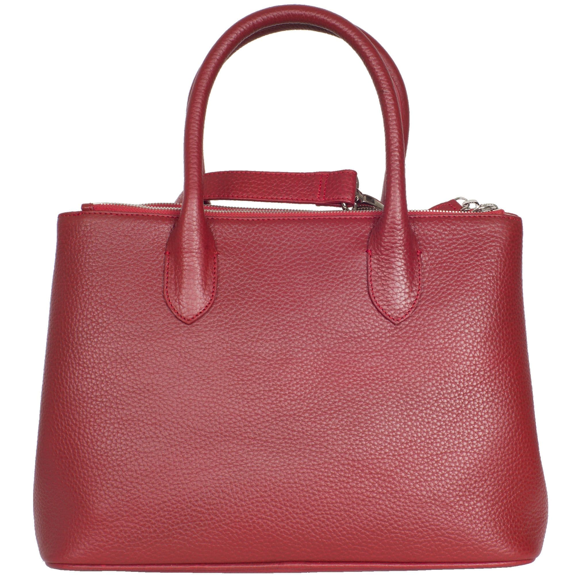 Handtasche Businesstasche 13 Zoll Leder rot - Corf Offermann