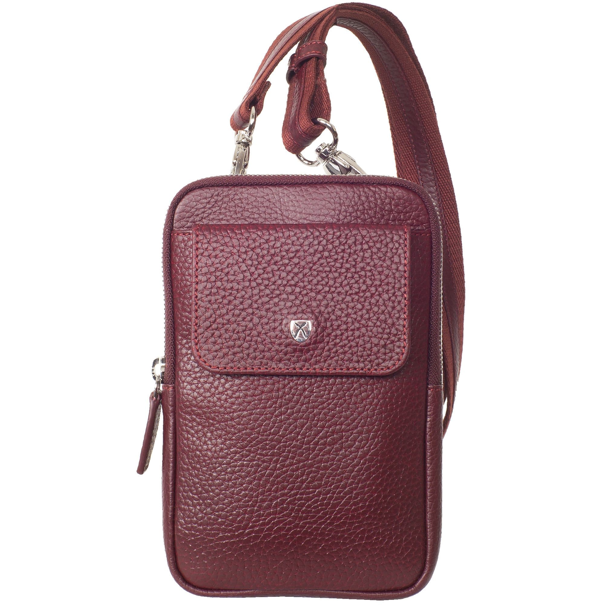 *NEU* Etui-/Handy-Tasche von COACH, Bordeaux-Rot, high quality zwei Fächer